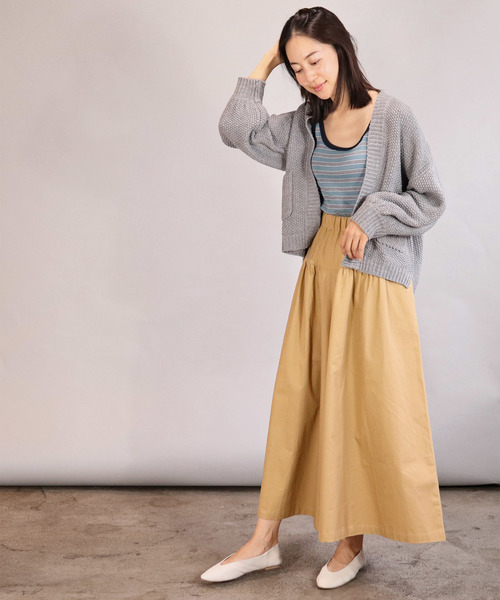 s.t.closet frabjous(エスティクローゼットフラブジャス)の「【s.t.closet frabjous/エスティ・クローゼット・フラブジャス】フレアパンツ(その他パンツ・レディース・ブラック/ベージュ/ネイビー・FREE)」の2枚目の写真