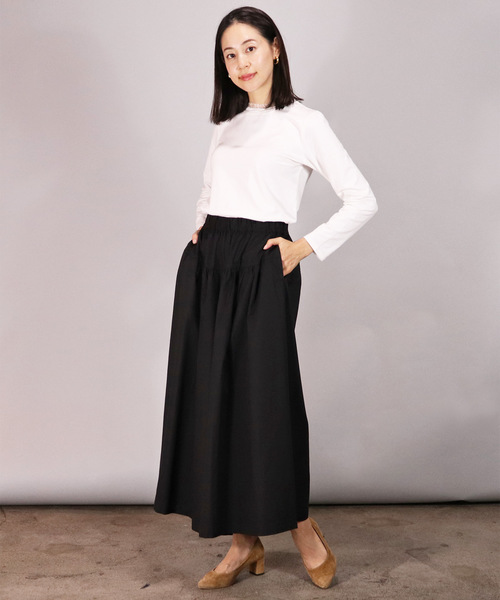 s.t.closet frabjous(エスティクローゼットフラブジャス)の「【s.t.closet frabjous/エスティ・クローゼット・フラブジャス】フレアパンツ(その他パンツ・レディース・ブラック/ベージュ/ネイビー・FREE)」の11枚目の写真