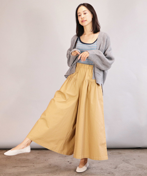 s.t.closet frabjous(エスティクローゼットフラブジャス)の「【s.t.closet frabjous/エスティ・クローゼット・フラブジャス】フレアパンツ(その他パンツ・レディース・ブラック/ベージュ/ネイビー・FREE)」の9枚目の写真