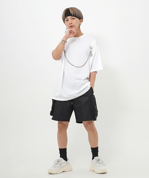 A'GEM9(エージェムナイン)の「チェーンTシャツ/カットソー(Tシャツ/カットソー・メンズ・ホワイト/ブラック・FREE)」の21枚目の写真