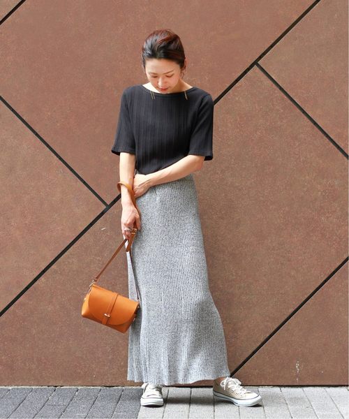 JOURNAL STANDARD relume(ジャーナルスタンダード レリューム)の「ウォッシャブルコットンシルクスカート◆(スカート・レディース・ネイビー/ブラウン・FREE)」の16枚目の写真