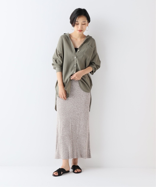 JOURNAL STANDARD relume(ジャーナルスタンダード レリューム)の「ウォッシャブルコットンシルクスカート◆(スカート・レディース・ネイビー/ブラウン・FREE)」の17枚目の写真