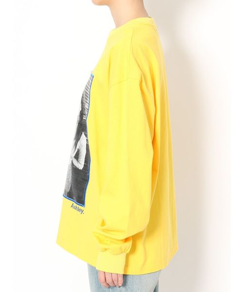 jouetie（ジュエティ）の「ガールフォトロンT（Tシャツ/カットソー・レディース・オフホワイト/ブラック/イエロー・MEDIUM）」の14枚目の写真