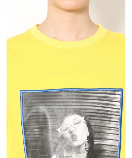 jouetie（ジュエティ）の「ガールフォトロンT（Tシャツ/カットソー・レディース・オフホワイト/ブラック/イエロー・MEDIUM）」の16枚目の写真