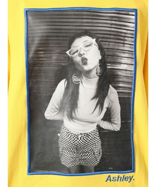 jouetie（ジュエティ）の「ガールフォトロンT（Tシャツ/カットソー・レディース・オフホワイト/ブラック/イエロー・MEDIUM）」の18枚目の写真