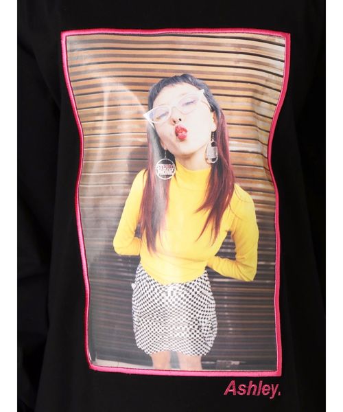 jouetie（ジュエティ）の「ガールフォトロンT（Tシャツ/カットソー・レディース・オフホワイト/ブラック/イエロー・MEDIUM）」の21枚目の写真