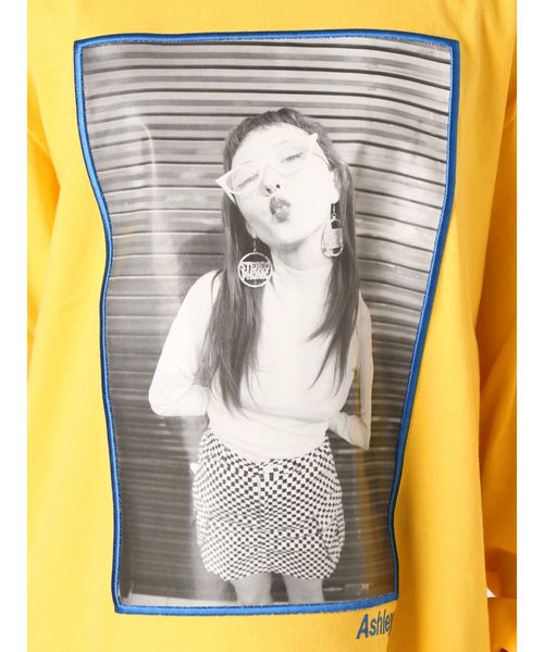 jouetie（ジュエティ）の「ガールフォトロンT（Tシャツ/カットソー・レディース・オフホワイト/ブラック/イエロー・MEDIUM）」の22枚目の写真