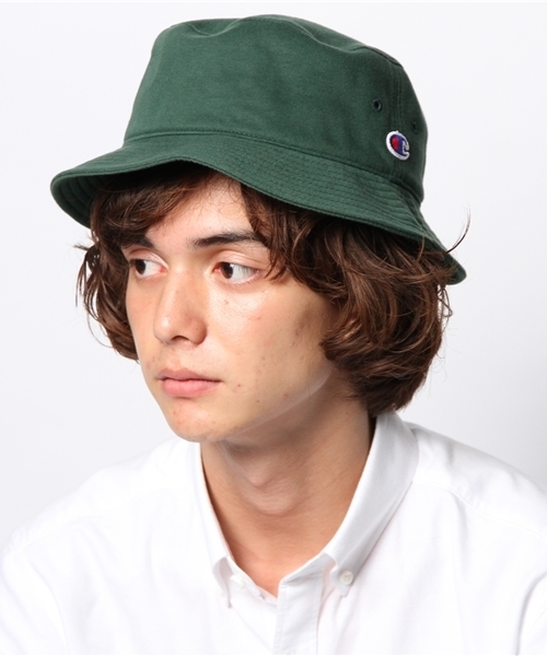 Champion（チャンピオン）の「[チャンピオン] CＨAMPION SWEAT BUCKET　ハット（ハット・メンズ・ネイビー/ブラック/グレー/ケリー・フリー）」の7枚目の写真