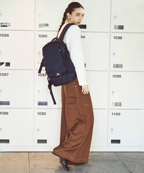 wdl.（ワームデザインラボ）の「【wdl.】DELTA / LIGHT PACK（バックパック/リュック・レディース・ブラック/ネイビー・FREE）」の16枚目の写真