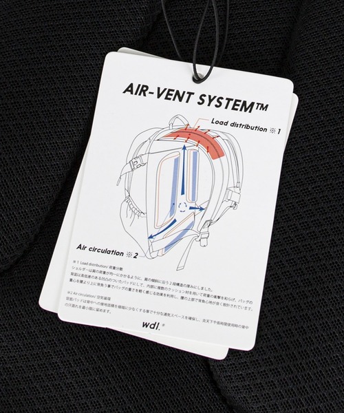 wdl.（ワームデザインラボ）の「【wdl.】DELTA / LIGHT PACK（バックパック/リュック・レディース・ブラック/ネイビー・FREE）」の17枚目の写真