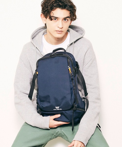 wdl.（ワームデザインラボ）の「【wdl.】DELTA / LIGHT PACK（バックパック/リュック・レディース・ブラック/ネイビー・FREE）」の21枚目の写真