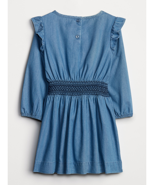 幼児 ワンピース ワンピース Gap ギャップ のファッション ワンピース デニムスモックワンピース セール