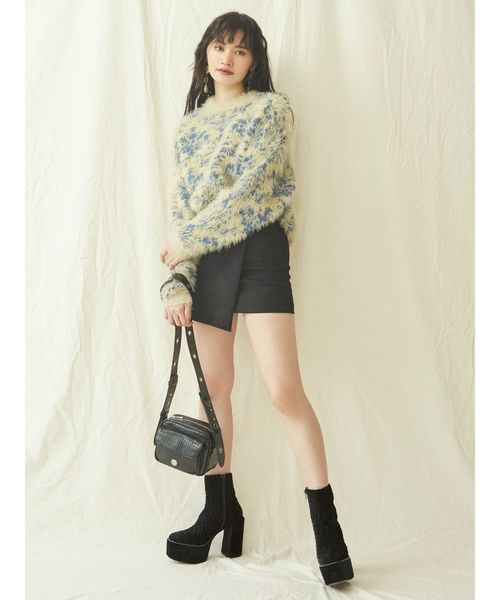 EVRIS（エヴリス）の「ラップミニスカート（スカート・レディース・ブラック/グリーン/その他1・SMALL/MEDIUM）」の17枚目の写真