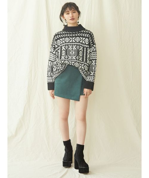 EVRIS（エヴリス）の「ラップミニスカート（スカート・レディース・ブラック/グリーン/その他1・SMALL/MEDIUM）」の19枚目の写真