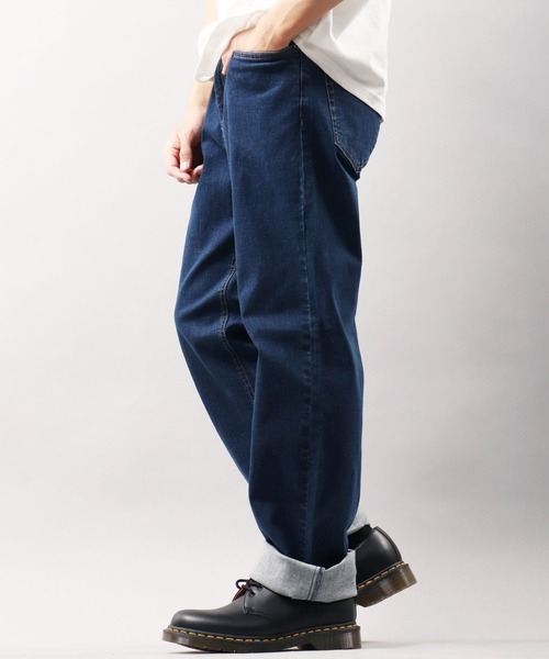 OUTDOOR PRODUCTS APPAREL（アウトドアプロダクツアパレル）の「OUTDOOR ストレッチデニムレギュラーフィットジーンズ（デニムパンツ・メンズ・ブルー/インディゴブルー/ネイビー・88/79/82/91/85/76）」の2枚目の写真