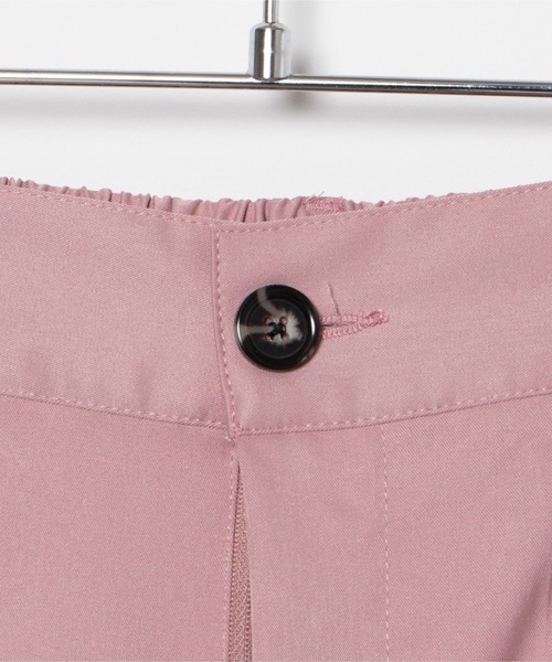 WEGO（ウィゴー）の「WEGO/センタープレスカラーパンツ（スラックス・レディース・ブラック/ナチュラル/ライトピンク/グリーン系その他/サックスブルー/ブラウン/ダークブラウン/アイボリー・FREE）」の21枚目の写真