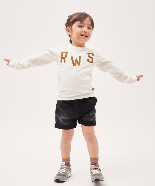 RUGGEDWORKS（ラゲッドワークス）の「ハイテンションストレッチデニムショートパンツ  ガールズ（デニムパンツ・キッズ・ブラック/ブルー系その他・130cm/140cm/110cm/120cm/150cm/90㎝/100cm）」の6枚目の写真