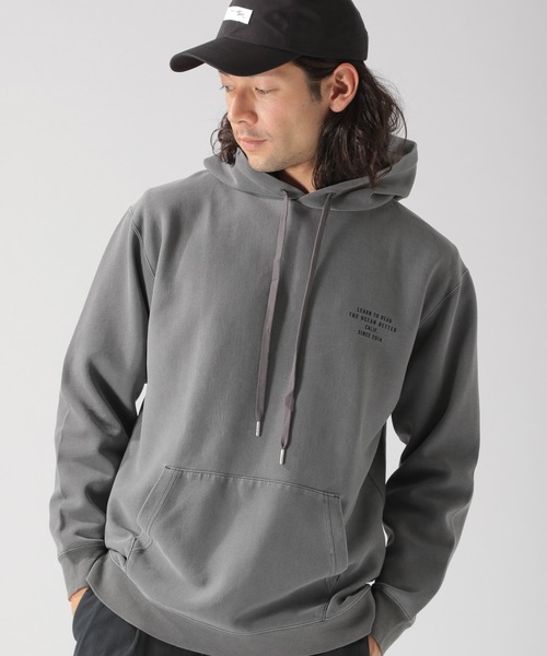 BAYFLOW（ベイフロー）の「ピグメントダンボールパーカ（パーカー・メンズ・ブルー/パープル/ベージュ/チャコール・MEDIUM/SMALL/LARGE）」の10枚目の写真