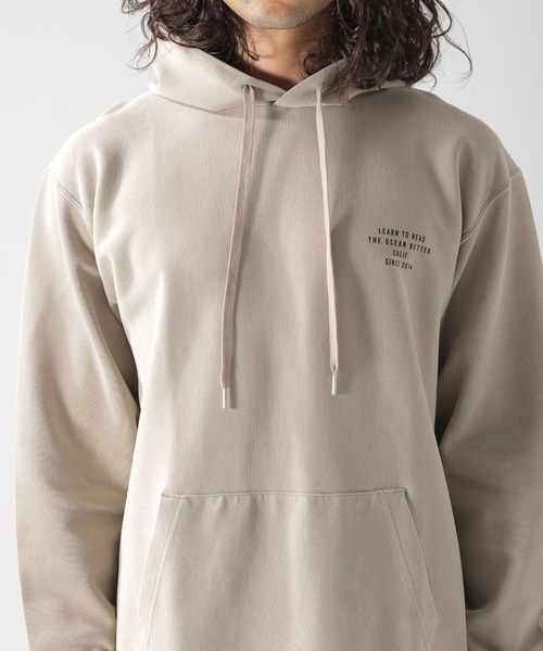 BAYFLOW（ベイフロー）の「ピグメントダンボールパーカ（パーカー・メンズ・ブルー/パープル/ベージュ/チャコール・MEDIUM/SMALL/LARGE）」の14枚目の写真