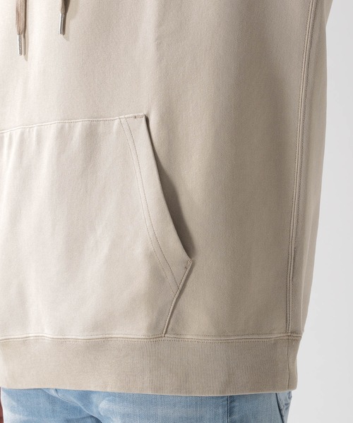 BAYFLOW（ベイフロー）の「ピグメントダンボールパーカ（パーカー・メンズ・ブルー/パープル/ベージュ/チャコール・MEDIUM/SMALL/LARGE）」の13枚目の写真