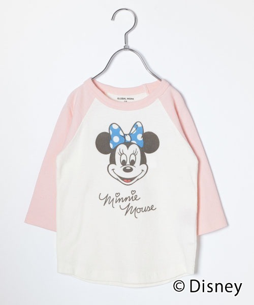 GLOBAL WORK(グローバルワーク)の「【キッズ】Disney/プリントT7分袖/ 862373(Tシャツ/カットソー・キッズ・ライトピンク/ブラック/ネイビー/ダークグレー・130cm/140cm/100cm/110cm/120cm)」の4枚目の写真