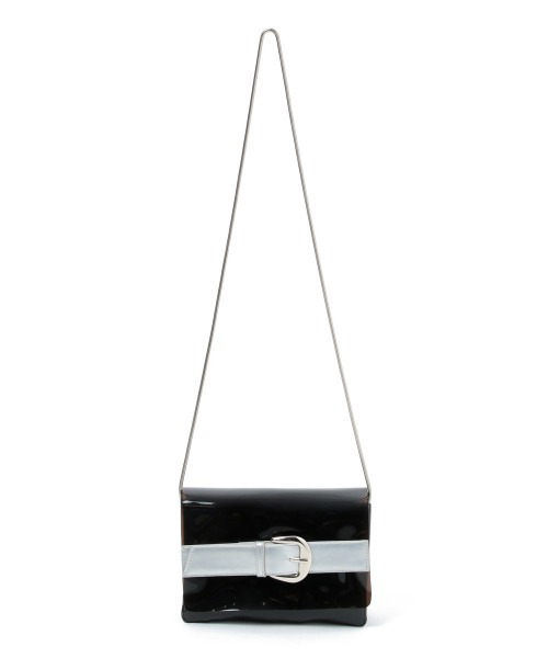 PAGEBOY（ページボーイ）の「PVCコンビショルダーBAG（ショルダーバッグ・レディース・ブラック/オフホワイト・FREE）」の17枚目の写真