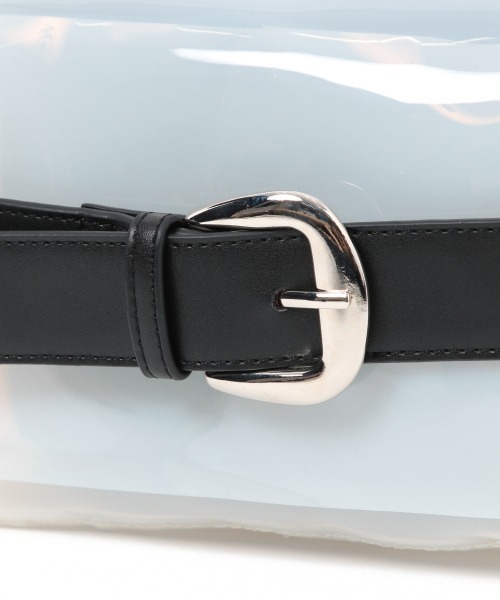 PAGEBOY（ページボーイ）の「PVCコンビショルダーBAG（ショルダーバッグ・レディース・ブラック/オフホワイト・FREE）」の15枚目の写真