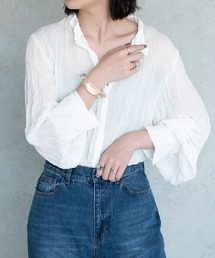 Aunt Marie's | AUNT MARIE’S　クリンクルシアーシャツ(シャツ/ブラウス)
