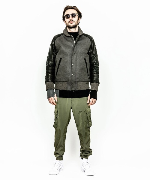 ACANTHUS(アカンサス)の「mj7215-Studium Jacket スタジャン(スタジャン・メンズ・ブラック/ネイビー/グレー系その他・M/S/L/XL)」の12枚目の写真