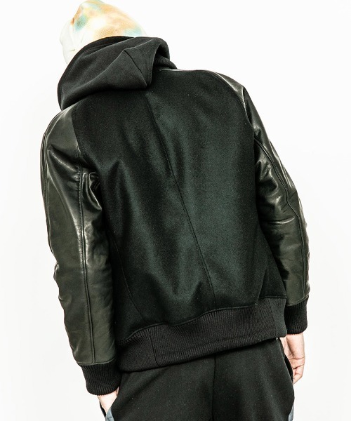 ACANTHUS(アカンサス)の「mj7215-Studium Jacket スタジャン(スタジャン・メンズ・ブラック/ネイビー/グレー系その他・M/S/L/XL)」の10枚目の写真