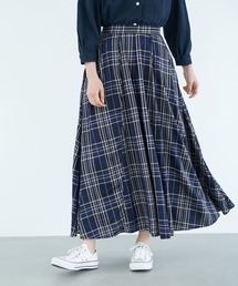 AMERICAN HOLIC | 7col.フロントタックギャザーロングスカート　＊〇(スカート)