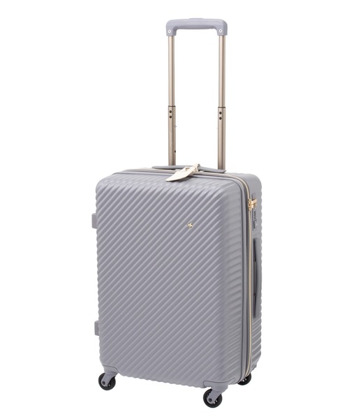 Jewelna Rose（ジュエルナローズ）の「HaNT×Jewelna Rose コラボ Mサイズ 06822（スーツケース/キャリーバッグ・レディース・ベージュ/チョコ/ホワイト/ネイビー/ライトブラウン/ライトブルー/モカ/グレイッシュベージュ/ダークブラウン/ラベンダー・FREE/MEDIUM）」の21枚目の写真