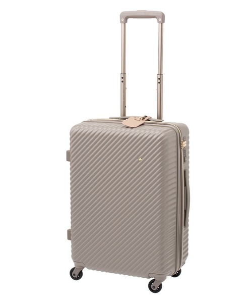 Jewelna Rose（ジュエルナローズ）の「HaNT×Jewelna Rose コラボ Mサイズ 06822（スーツケース/キャリーバッグ・レディース・ベージュ/チョコ/ホワイト/ネイビー/ライトブラウン/ライトブルー/モカ/グレイッシュベージュ/ダークブラウン/ラベンダー・FREE/MEDIUM）」の22枚目の写真