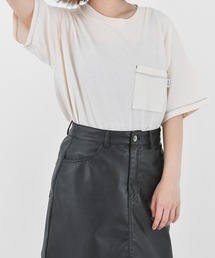 KIRSH | 【ZOZO限定】KIRSH POCKET S/S TEE / ピスネーム 配色ステッチポケットTシャツLC(Tシャツ/カットソー)