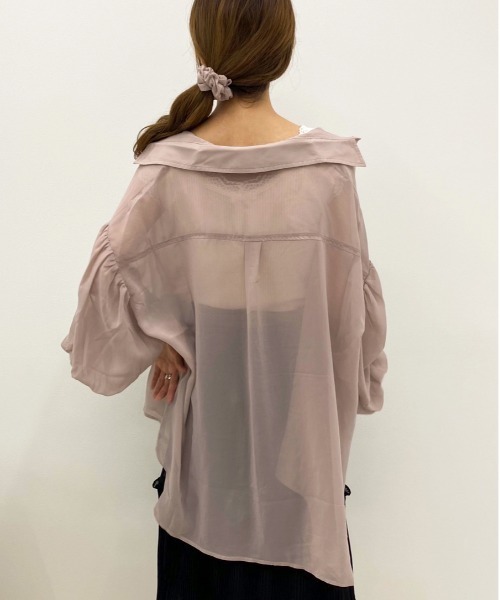 apres jour（アプレジュール）の「シア―シャツ3点SET【ZOZOTOWN限定アイテム】（シャツ/ブラウス・レディース・ライトベージュ/ラベンダー/モカ/ダークブラウン・フリー）」の17枚目の写真