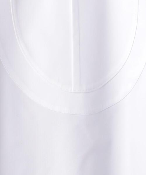 【新品タグ付き】HYKE BIB FRONT シャツ ホワイト HYKE（ハイク）の「＜HYKE（ハイク）＞ BIB FRONT シャツ