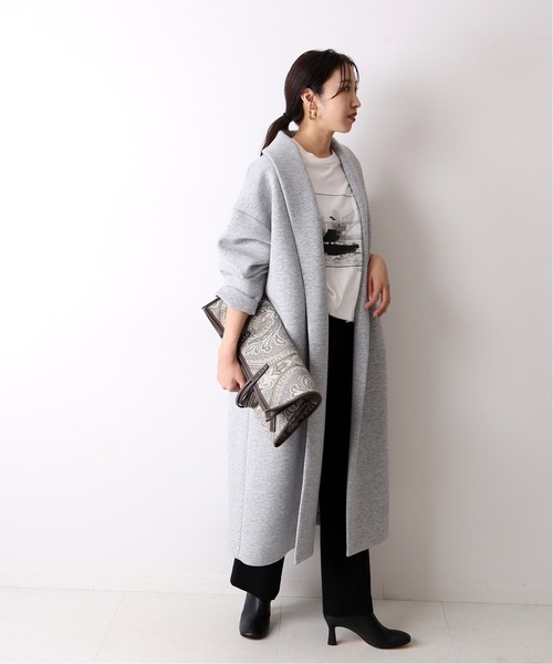 ジャーナルスタンダードレサージュ　ステンカラー　ライトコート　アウター　グレー セール】【別注】Aquascutum×LESSAGE ステンカラーコート