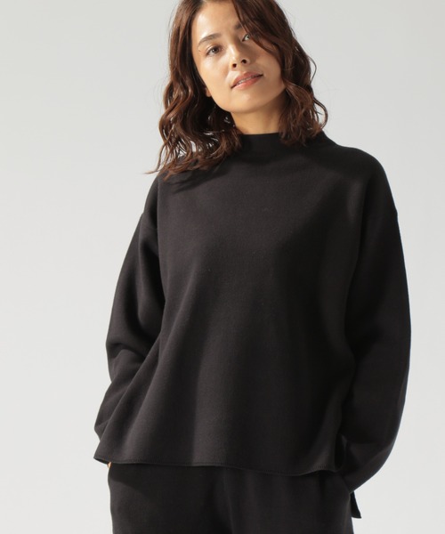 BAYFLOW(ベイフロー)の「メンキモウニットプルオーバー(ニット/セーター・レディース・ブラック/ブラウン/ブルー・FREE)」の2枚目の写真