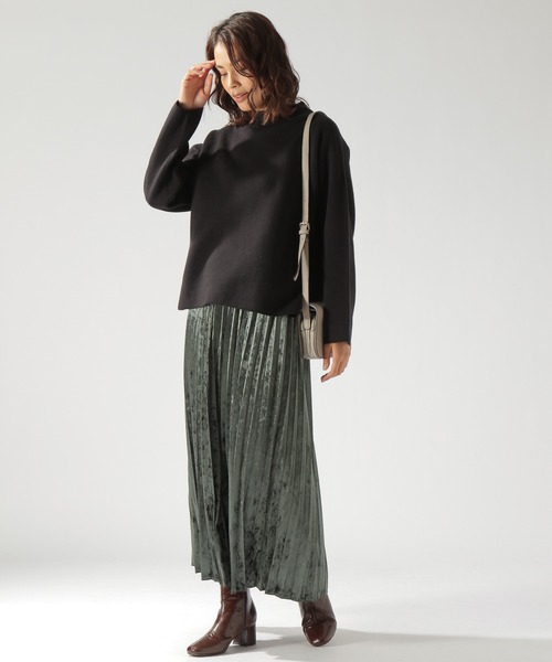 BAYFLOW(ベイフロー)の「メンキモウニットプルオーバー(ニット/セーター・レディース・ブラック/ブラウン/ブルー・FREE)」の22枚目の写真