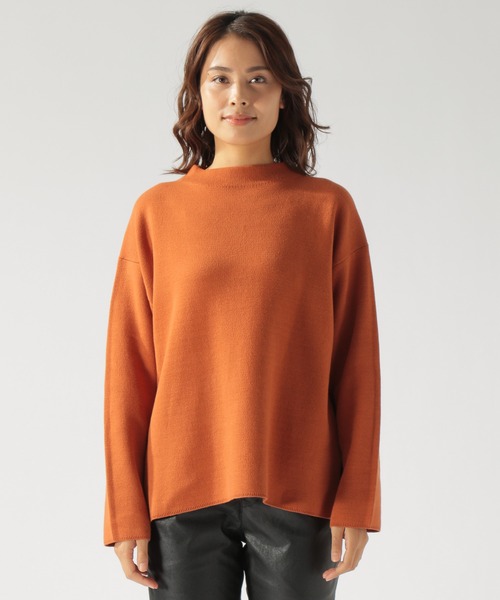 BAYFLOW(ベイフロー)の「メンキモウニットプルオーバー(ニット/セーター・レディース・ブラック/ブラウン/ブルー・FREE)」の5枚目の写真