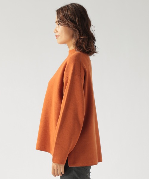 BAYFLOW(ベイフロー)の「メンキモウニットプルオーバー(ニット/セーター・レディース・ブラック/ブラウン/ブルー・FREE)」の11枚目の写真