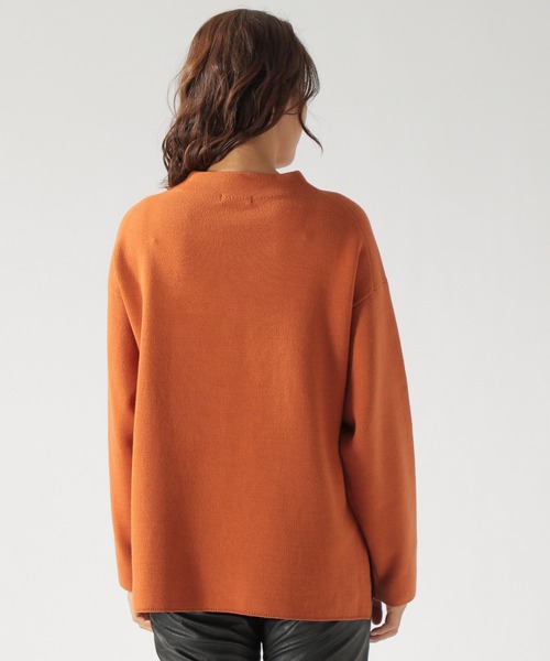 BAYFLOW(ベイフロー)の「メンキモウニットプルオーバー(ニット/セーター・レディース・ブラック/ブラウン/ブルー・FREE)」の8枚目の写真