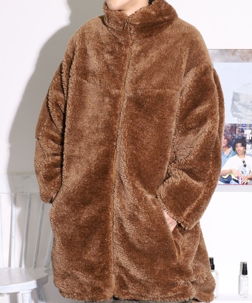 SUNNY SPORTS(サニースポーツ)の「LEVEL7 TYPE 2 BIGGEST COAT オーバーシルエット コート ロングコート LEVEL7 レベルセブン エクワックス(ブルゾン・メンズ・ベージュ/ブラック/ブラウン/グレー・M/F)」の3枚目の写真