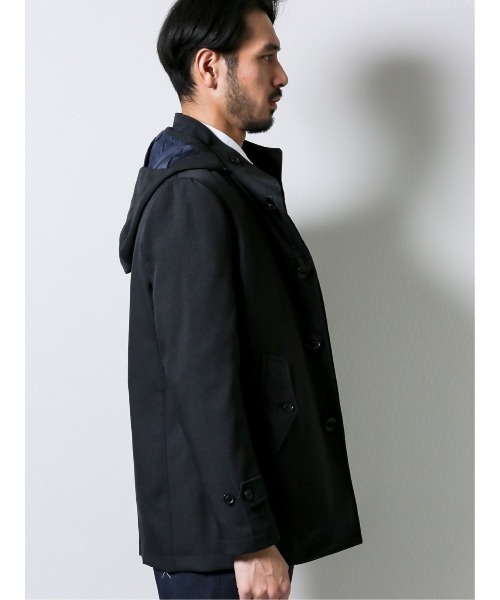 本物の パラシュートボタン パラシュートボタン セール タカキューメンズ Taka Q Men ジャケット アウター ブルゾン ライナー付2wayフードブルゾン ブルゾン Taka Q タカキュー のファッション ブルゾン