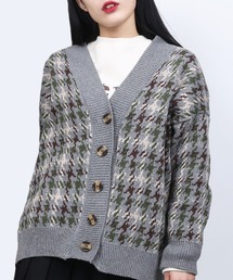WC | WC/千鳥柄カーディガン(カーディガン/ボレロ)