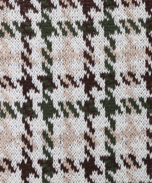 WC(ダブル シー)の「WC/千鳥柄カーディガン(カーディガン/ボレロ・レディース・グレー/ホワイト・FREE)」の6枚目の写真