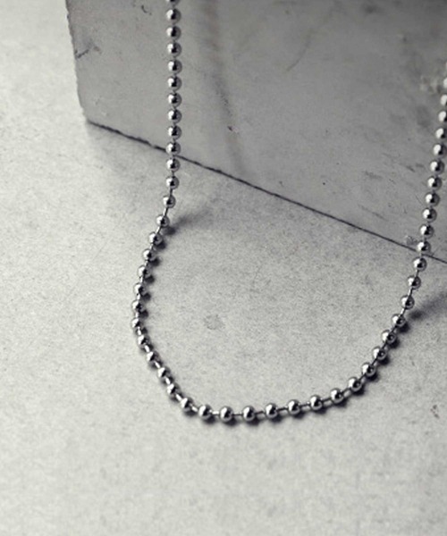 antiqua(アンティカ)の「ボールチェーンネックレス(ネックレス・レディース・シルバー・FREE)」の11枚目の写真