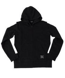 GLAZOS（グラソス）の「裏毛・抗菌防臭加工切替デザインジップアップパーカー（パーカー・キッズ）」