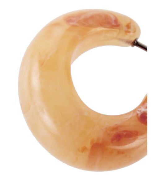 MURUA（ムルーア）の「クリアマーブルピアス（ピアス（両耳用）・レディース・ベージュ/カーキ・FREE）」の6枚目の写真