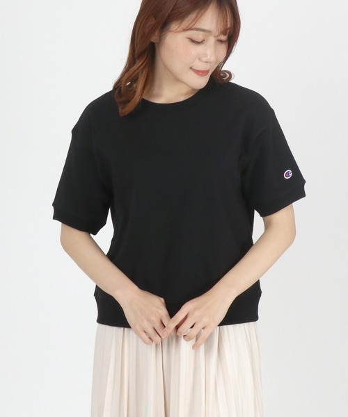 Champion(チャンピオン)ワンポイントロゴ半袖スウェットトレーナー